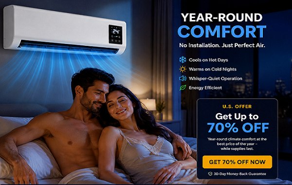 LG Breeze UK promotional banner with 70% off offer and money-back guarantee